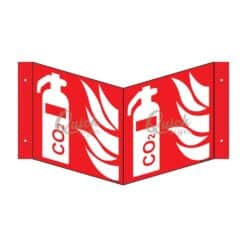 QUICKSIGN 3D SIGNS - 3D005 CO2 FIRE EXTINGUISHER