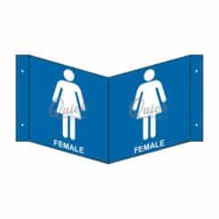 QUICKSIGN 3D SIGNS - 3D019 Female Toilet