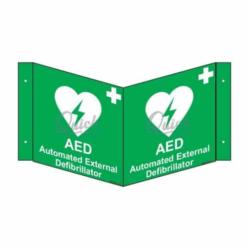 QUICKSIGN 3D SIGNS - 3D033 Automated External Defibrillator