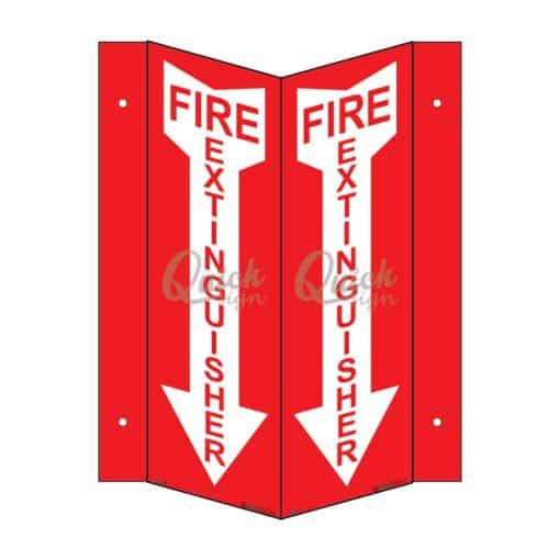 QUICKSIGN 3D SIGNS - 3D044 Fire Extinguisher