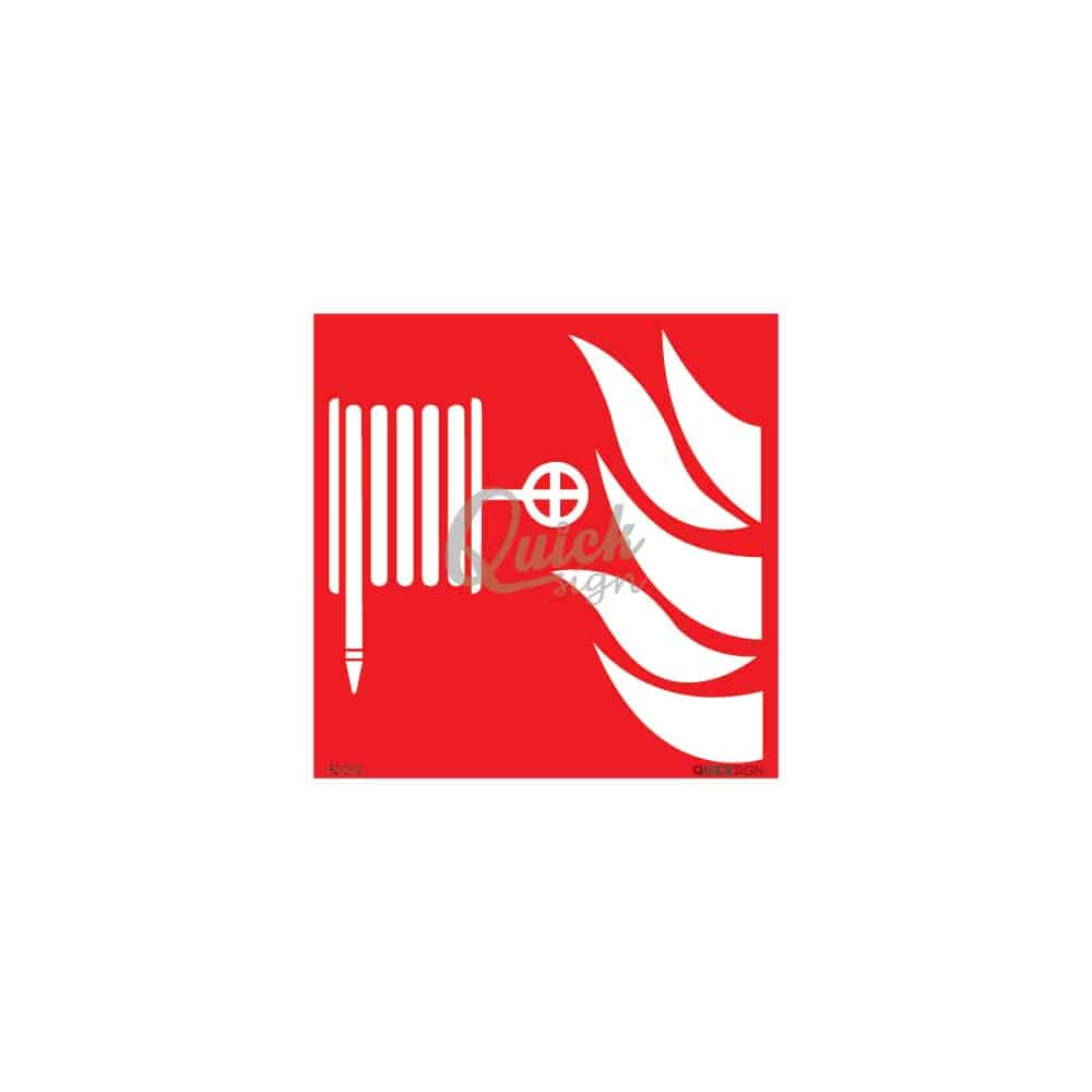 QUICKSIGN FIRE SIGNS - FS010 Fire hose reel (icon)