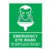 QUICKSIGN SAFETY PROCEDURE SIGNS - SP004 EMERGENCY EYE WASH