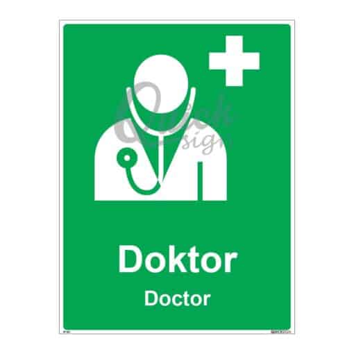 QUICKSIGN SAFETY PROCEDURE SIGNS - SP031 Doctor