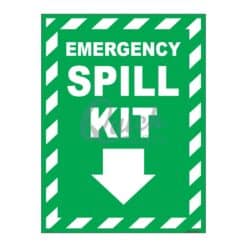 QUICKSIGN SAFETY PROCEDURE SIGNS - SP034 EMERGENCY SPILL KIT