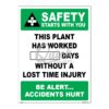 QUICKSIGN SAFETY PROCEDURE SIGNS - SP035 SAFETY STARTS WITH YOU