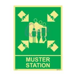 QUICKSIGN IMO SIGNS - IMO001 MUSTER STATION