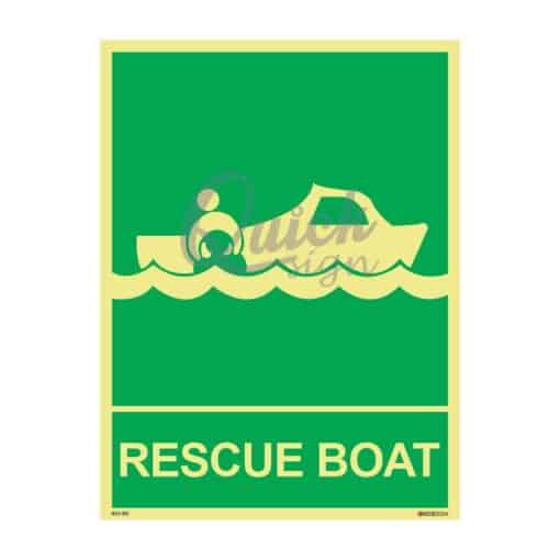 QUICKSIGN IMO SIGNS - IMO003 RESCUE BOAT