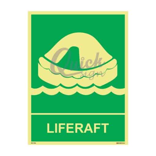 QUICKSIGN IMO SIGNS - IMO004 LIFERAFT