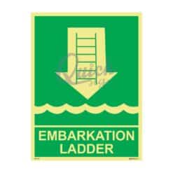 QUICKSIGN IMO SIGNS - IMO007 EMBARKATION LADDER