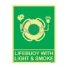 QUICKSIGN IMO SIGNS - IMO011 LIFEBUOY WITH LIGHT & SMOKE