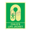 QUICKSIGN IMO SIGNS - IMO013 CHILD'S LIFE JACKET