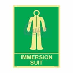 QUICKSIGN IMO SIGNS - IMO015 IMMERSION SUIT