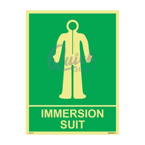 QUICKSIGN IMO SIGNS - IMO015 IMMERSION SUIT