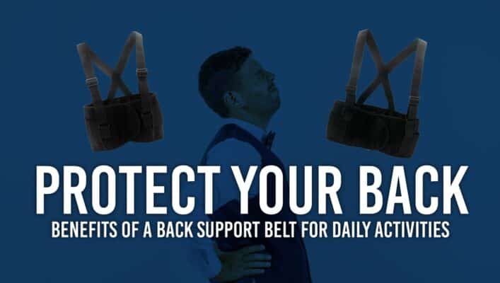 Safetyware back support waist belt