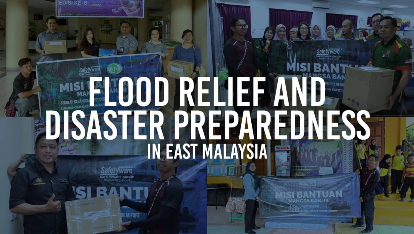 Safetyware Flood Donation East Malaysia branch
