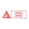 QUICKSIGN CHEMICAL STORAGE HAZARD SIGNS - UD006 Explosive material