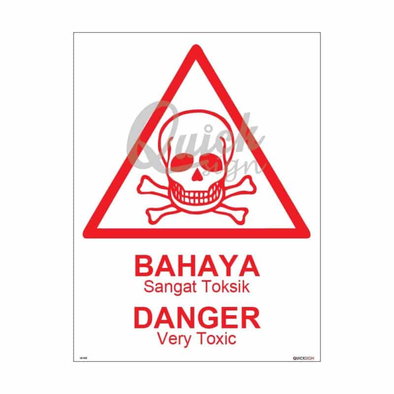 Toxic Content. Sign Danger Very Toxic Sign for Safety Compliance