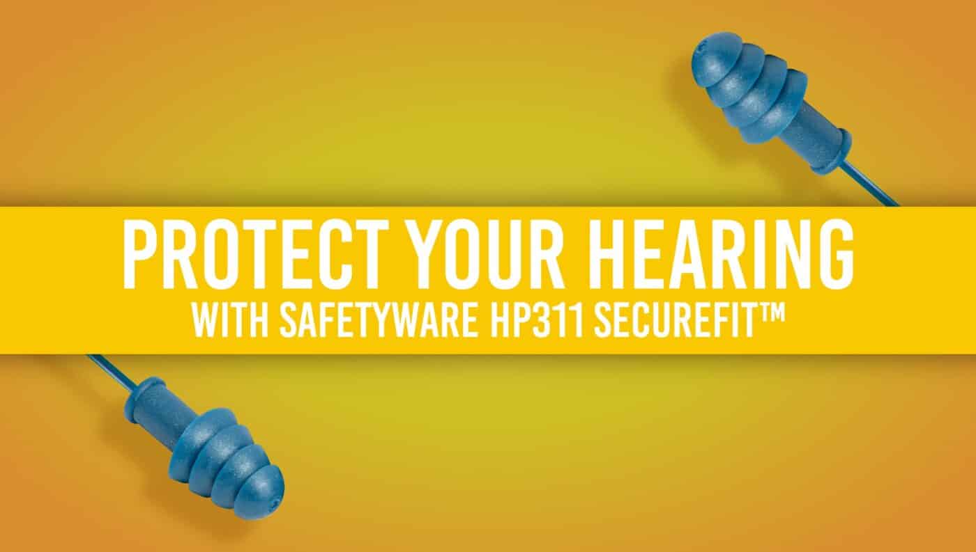 HP311 Metal Detectable Reusable Corded Ear Plugs for Food Industry