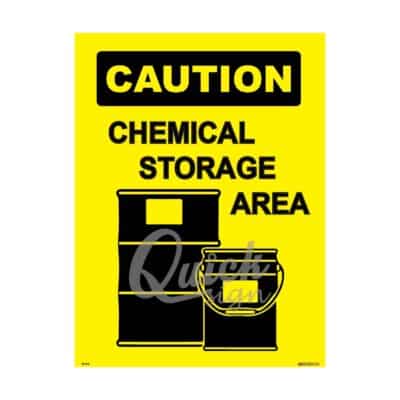 Transitional Sample Storage Sign US012 Chemical Storage Area Sign | High-Visibility Safety Sign for ...