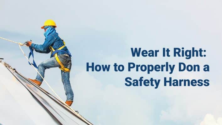 How to properly wear a Safetyware safety harness
