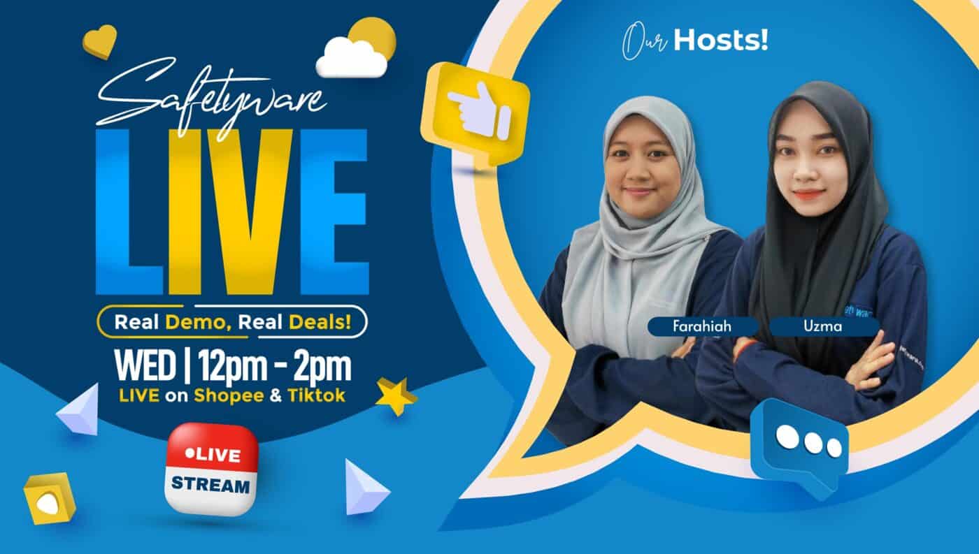 Safetyware PPE Live session on Shopee and TikTok