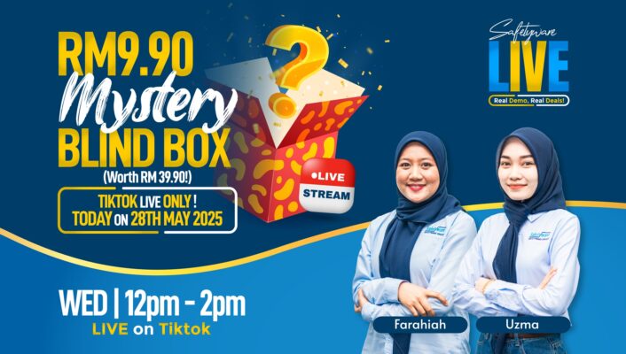 Safetyware RM9.90 PPE Mystery Blind Box Live on TikTok
