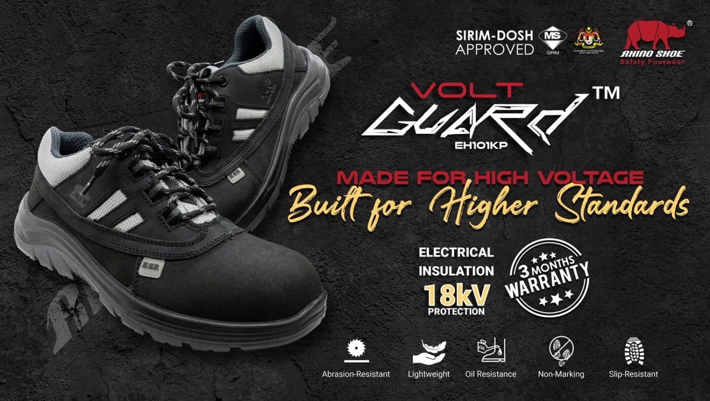 RHINO SHOE EH101KP Electric shock resistant safety shoes