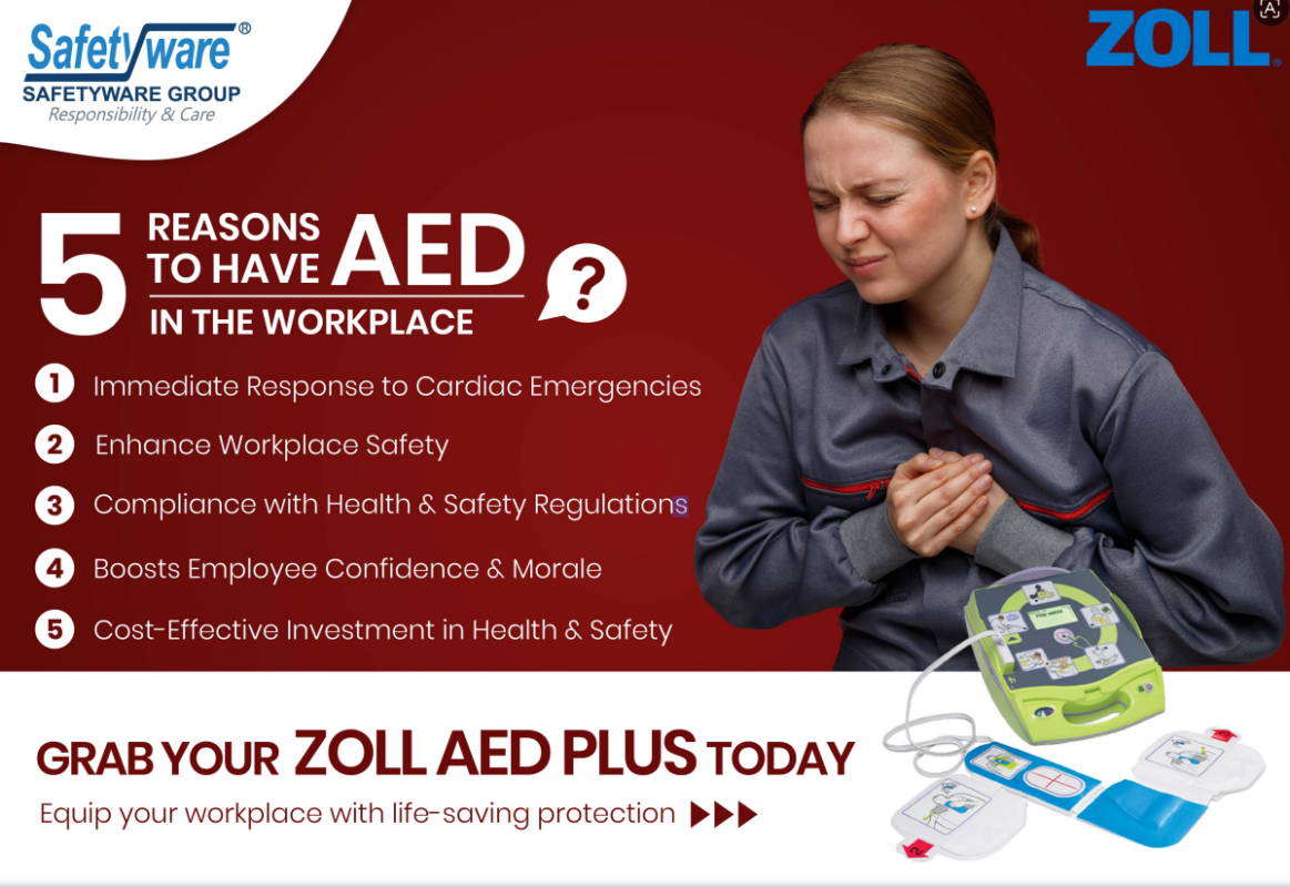 benefits to have AED in workplace