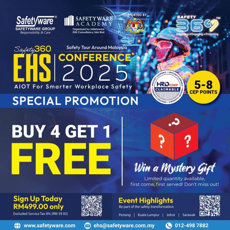 Safety360 EHS Conference 2025 - Buy 4 Free 1 pax