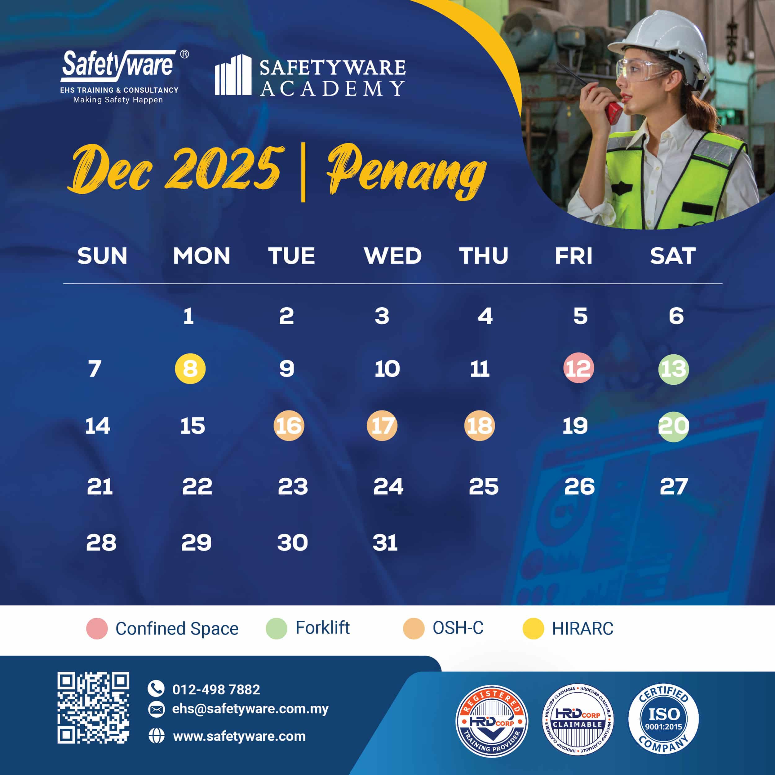 Dec - Calendar - Penang