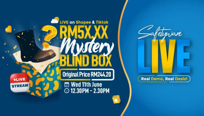 Safetyware Mystery PPE Blind Box Live on Shopee & Tiltok