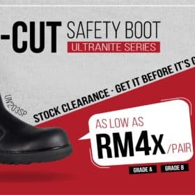 Safetyware Rhino Shoe UN203SP mid cut safety shoes promotion