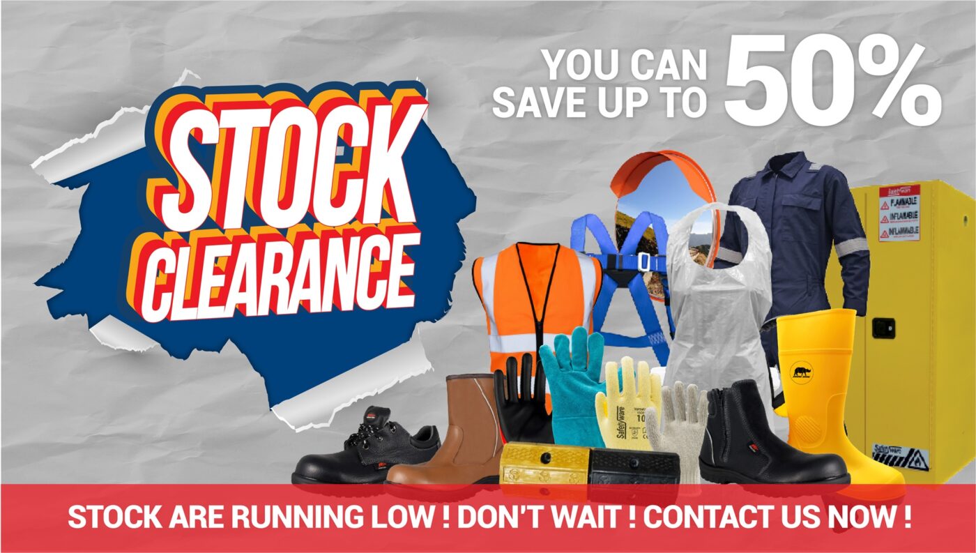 Safetyware warehouse sales stock clearance