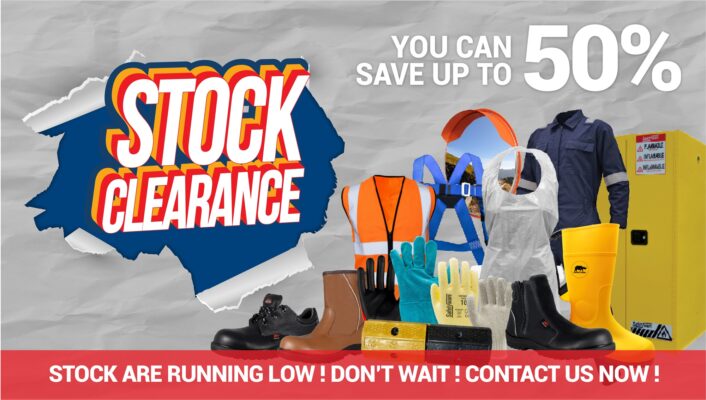 Safetyware warehouse sales stock clearance