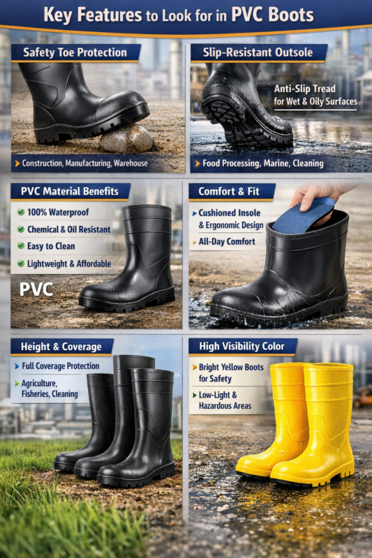 Key Features for PVC Boots