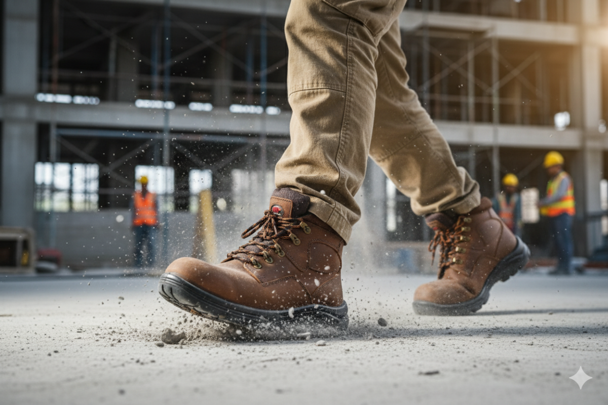 Safety Boots for Construction Site in Malaysia