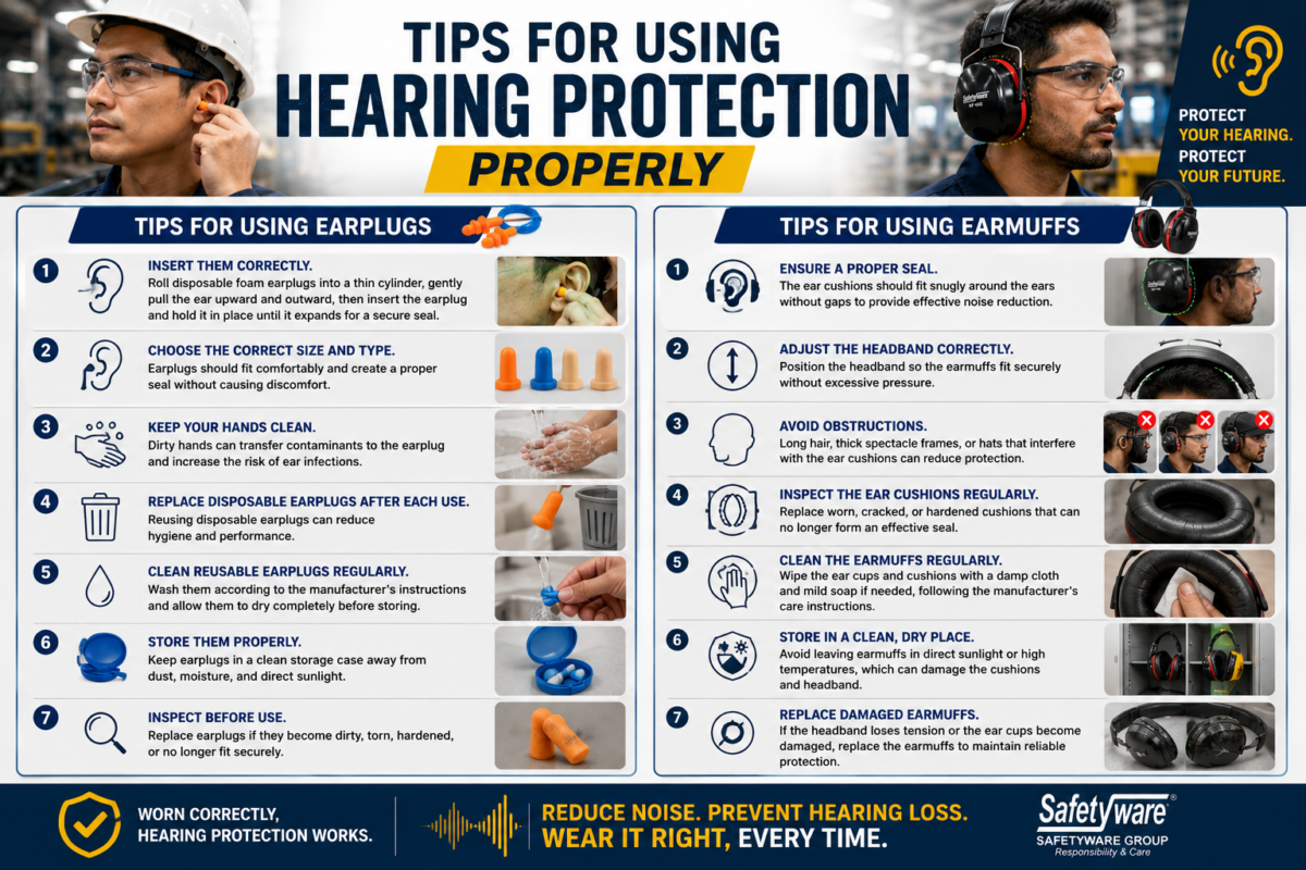 tips using hearing protection