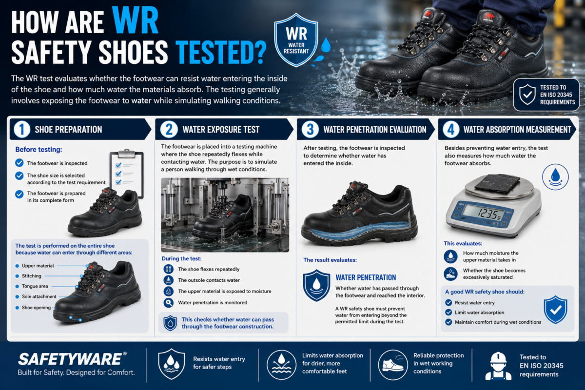How WR safety shoes tested