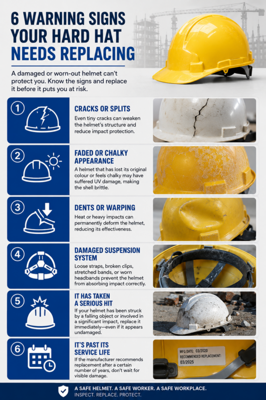 6 warning signs safety helmet need replace