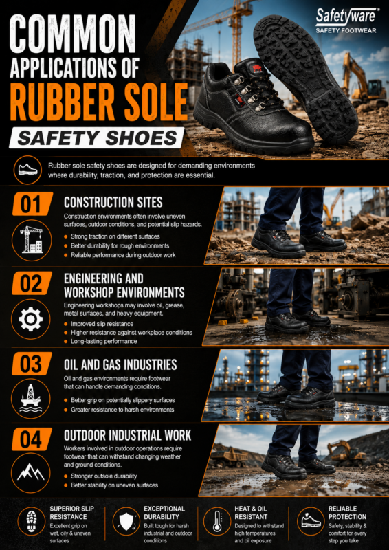 common application for rubber outsole