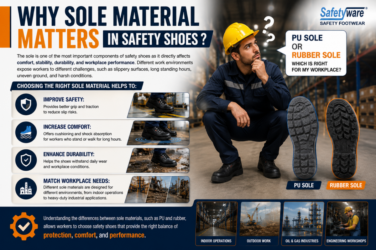 why safety shoes sole material matters