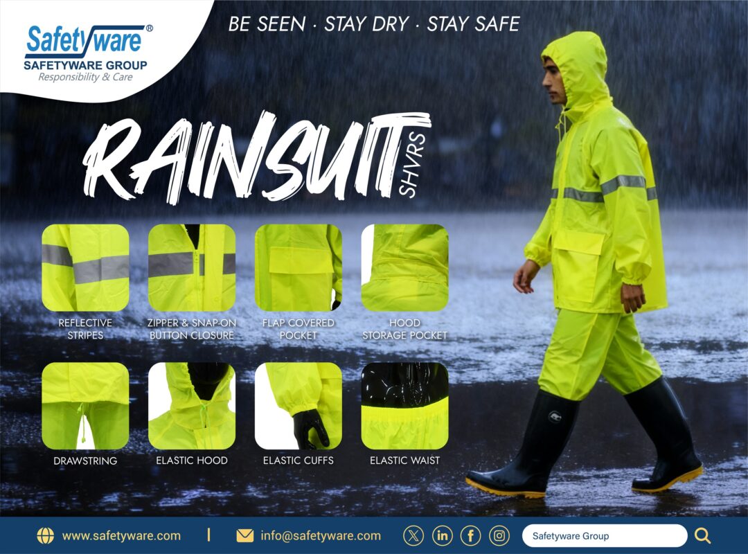 safety rain suit