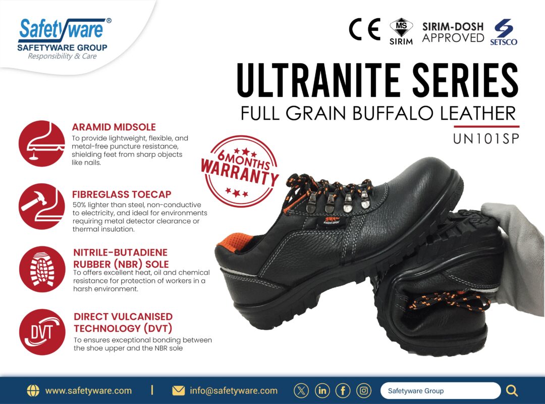 Lightweight safety shoes