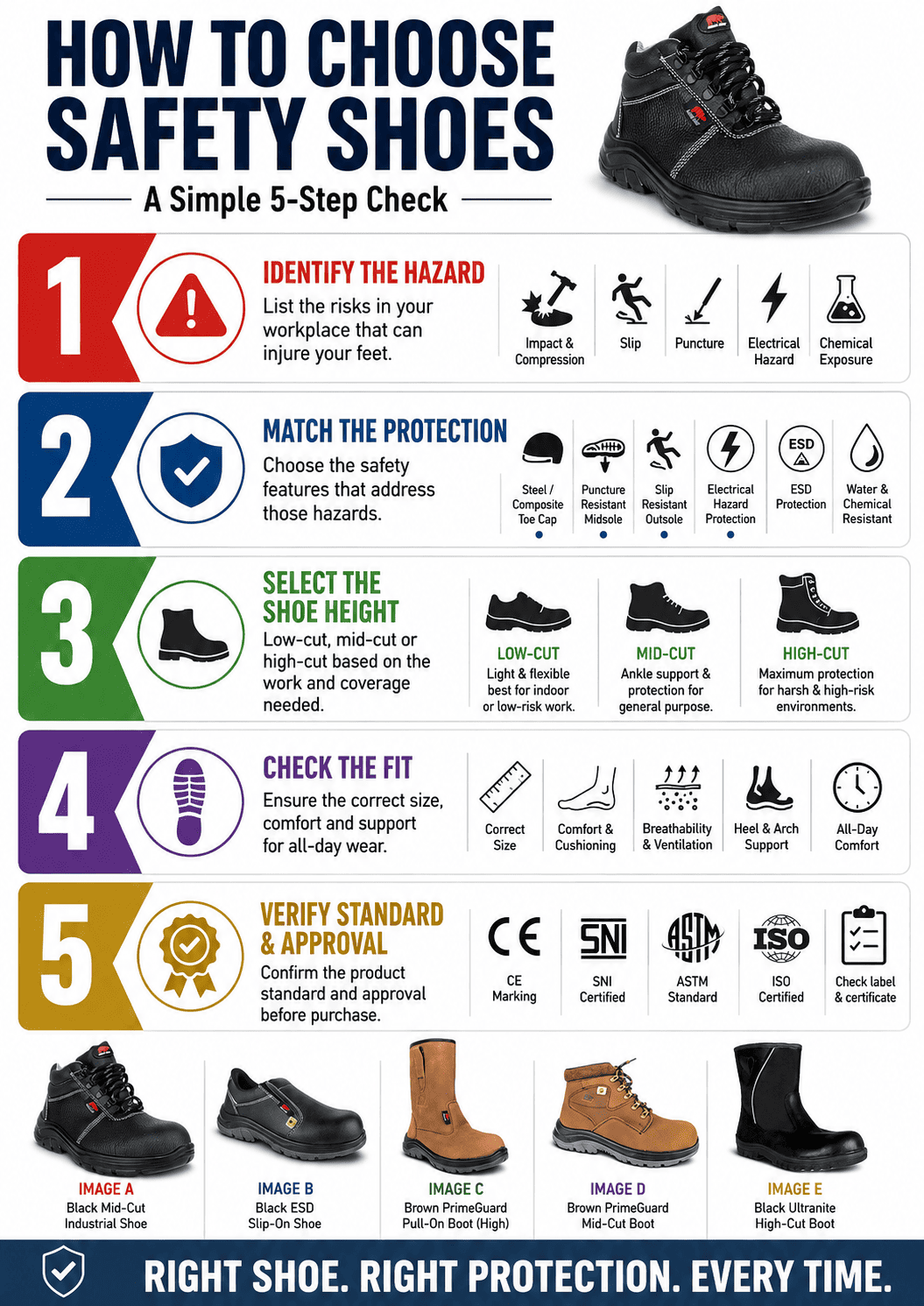 How to choose your Safety Shoes