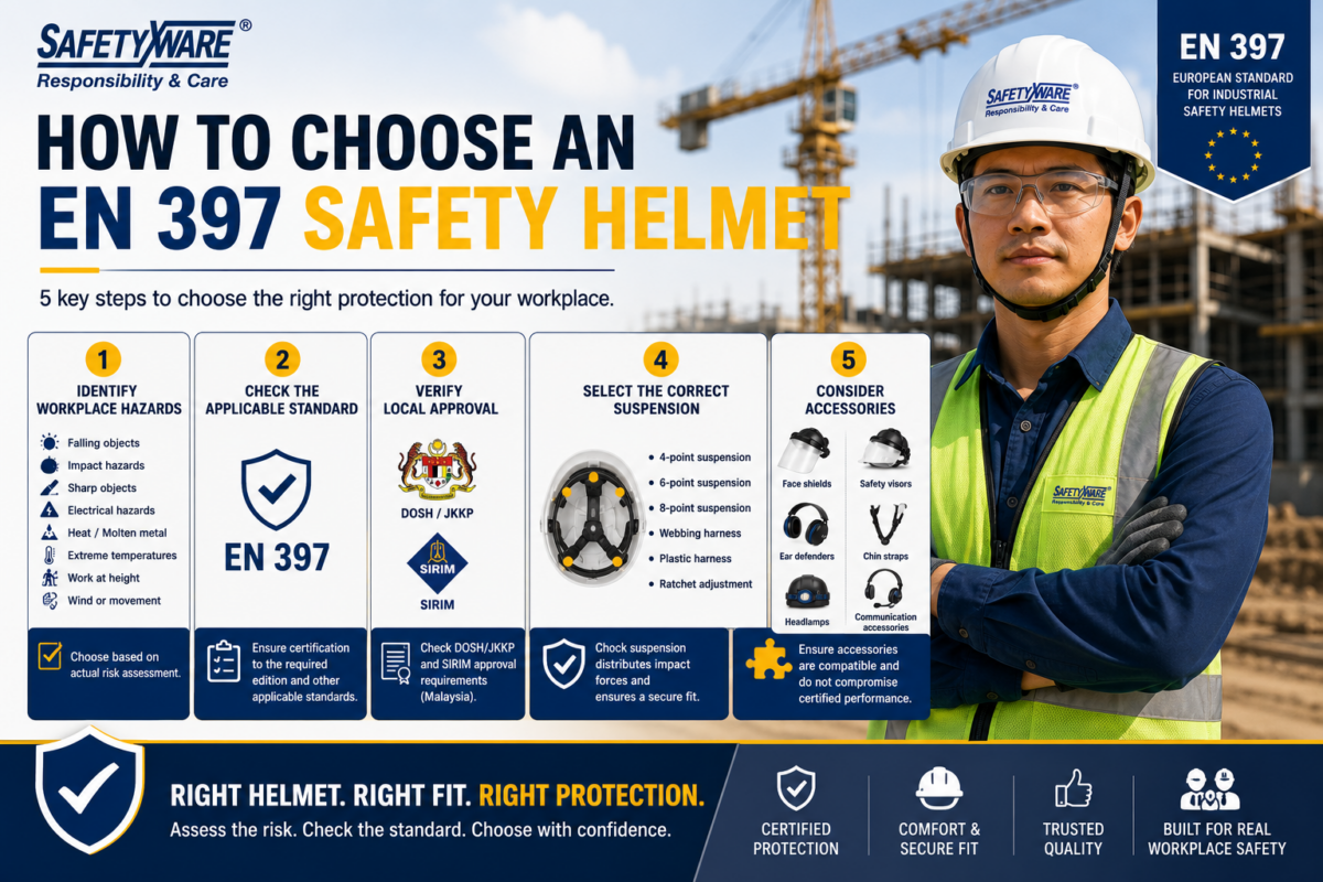 how to choose an EN397 safety helmet