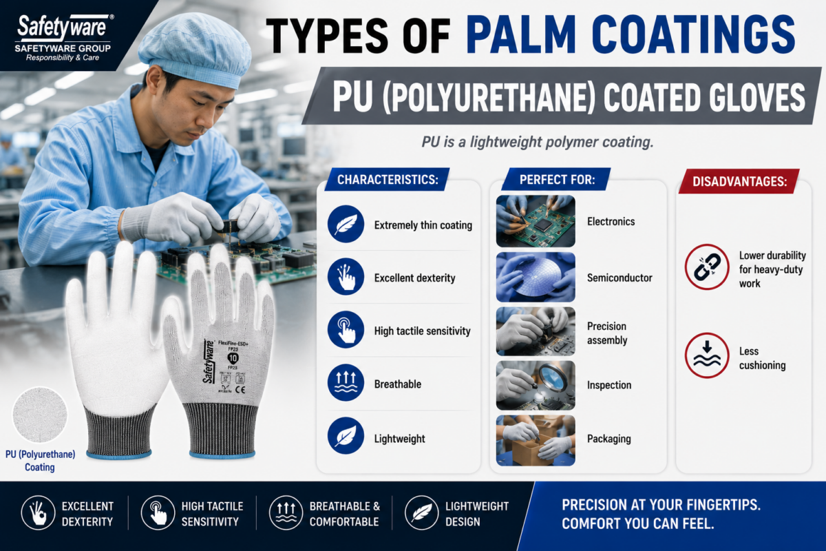 PU coated gloves