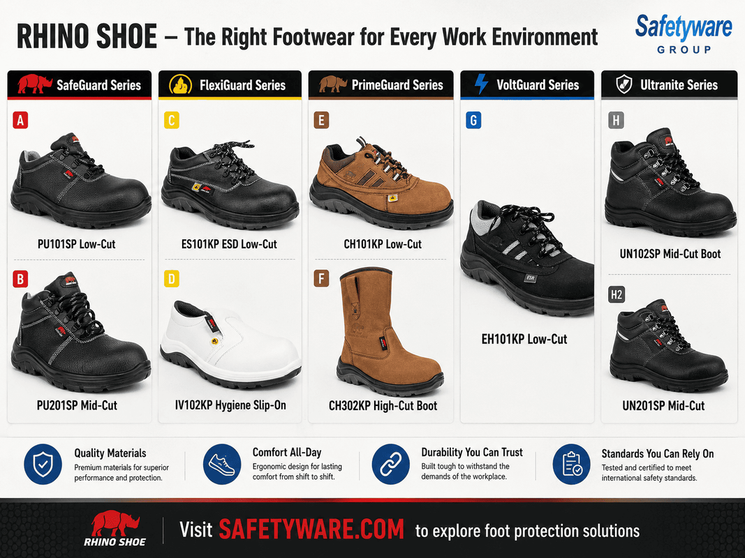 RHINO SHOE Product Range Showcase