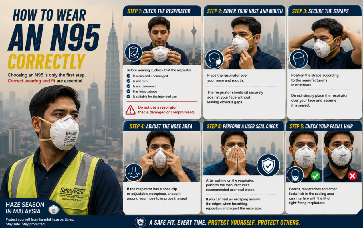 how to wear N95 masks