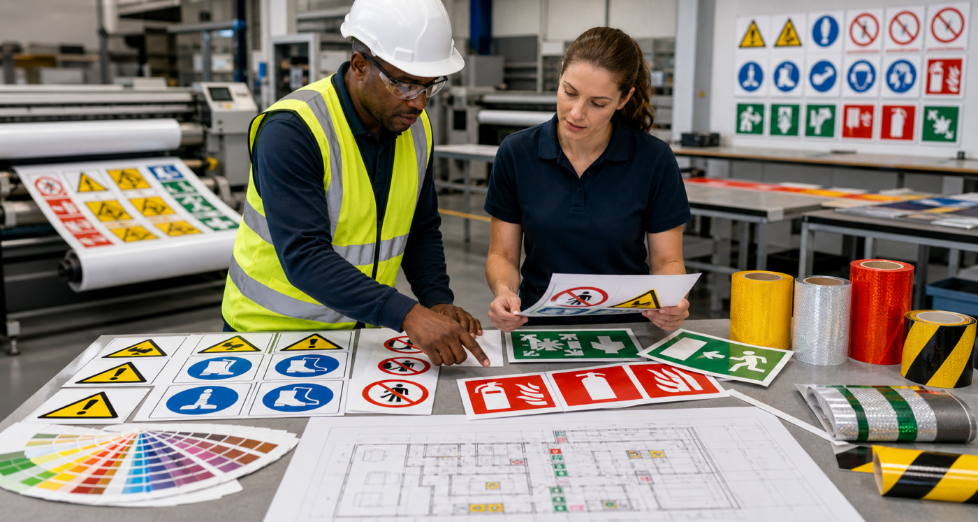 Safety Signs and Labels Guide: ISO 7010, Workplace Colours and Procurement