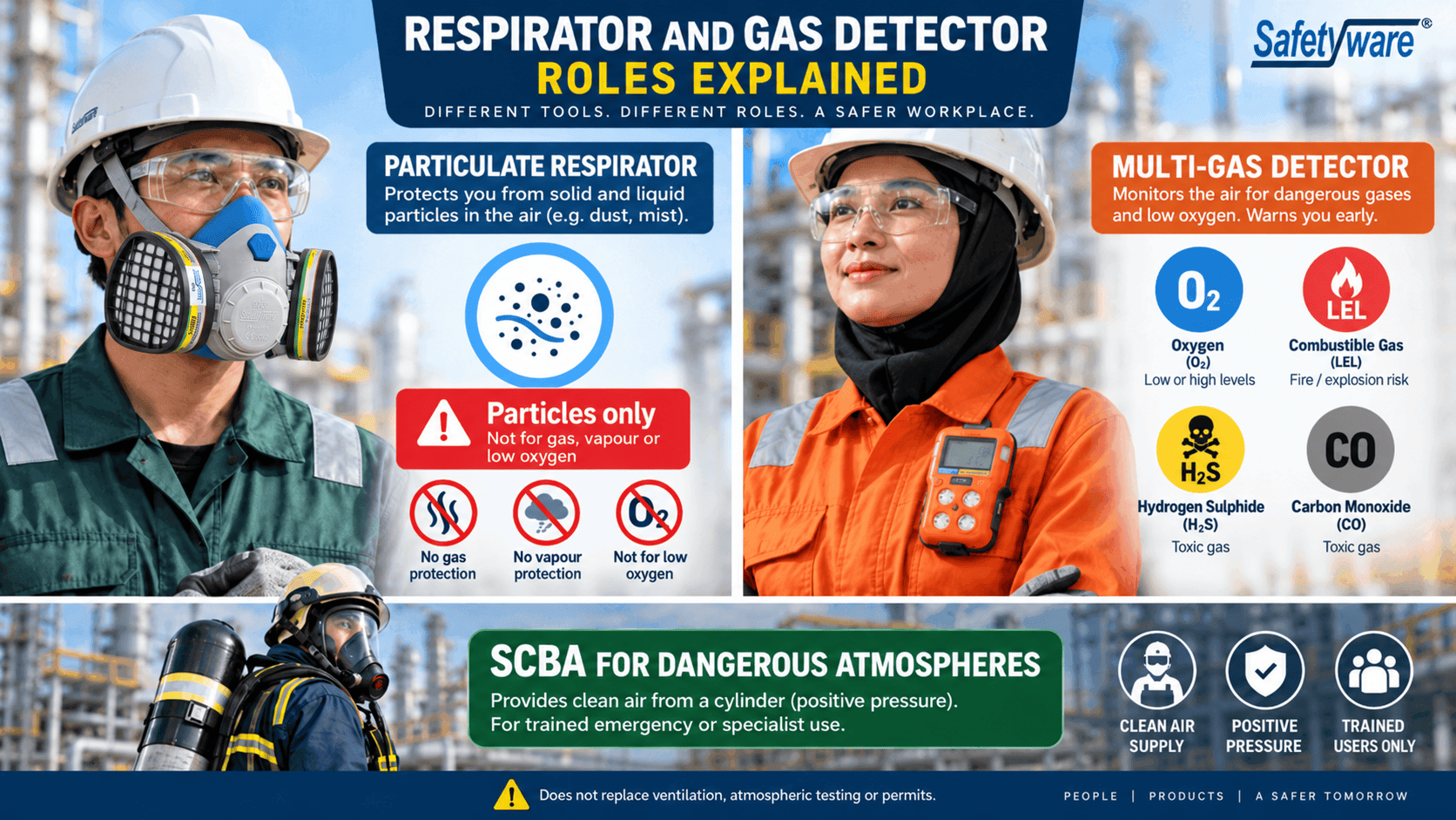 Respirator and Gas Detector Roles Explained